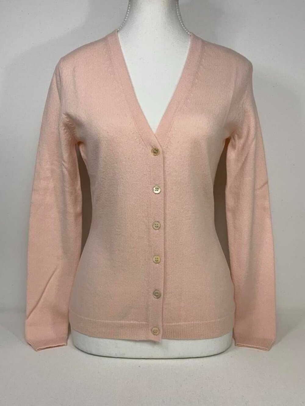 Pure Collection Women's Pink Cardigan